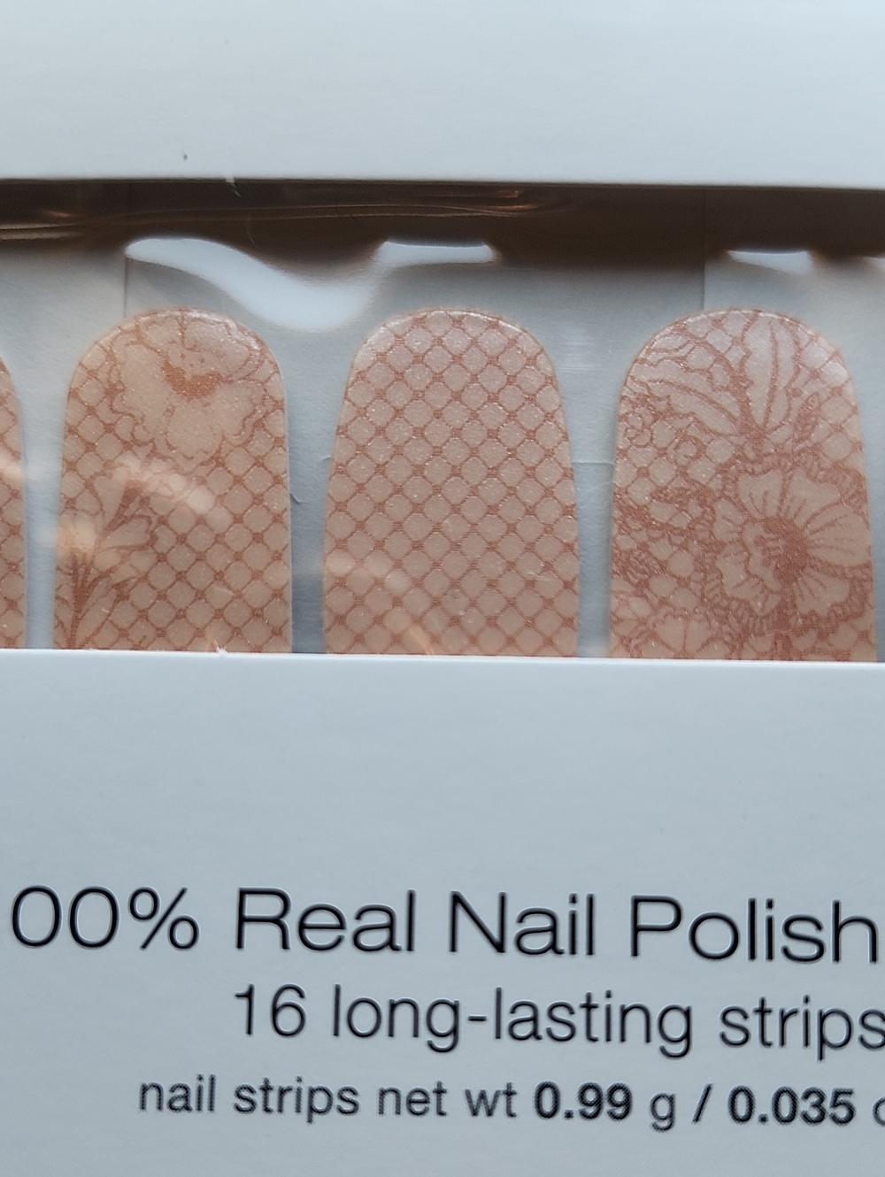 💅B2G1 👉RARE *NWT* COLOR STREET "LACE WITH GRACE" 100% NAIL POLISH STRIPS ~PINK